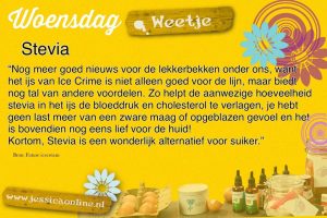 Woensdag Weetje JessicaOnline.nl Stevia