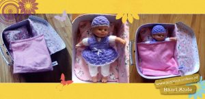 baby in een koffertje handmade JessicaOnline.nl